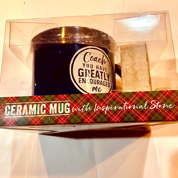 🎁🎁SOLD🎁🎁 Ceramic Mug with inspirations stone. - Picture 7 of 12